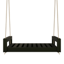 Amish Casual Lancaster Daybed Swing Bed, 5 Ft Black