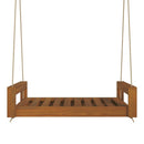 Amish Casual Lancaster Daybed Swing Bed, 6 Ft Oak with Clearcoat