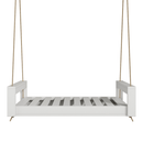 Amish Casual Lancaster Daybed Swing Bed, 5 Ft White
