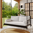 Amish Casual Stratford Swing Bed in Tricorn Black