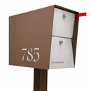 UpTown Box Locking Package Dropbox  in COCONUT - Modern Mailbox