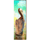 Bald Head Island Pelican | Wall Art Print on Real Wood