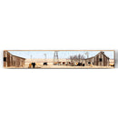 Open Plains Barn Large | Wall Art Print on Real Wood