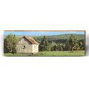 Rolling Hills Barn | Wall Art Print on Real Wood