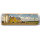 Silo Country Barn | Wall Art Print on Real Wood