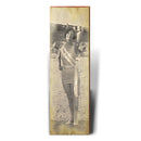 Vintage Houston Beauty Photo | Wall Art Print on Real Wood