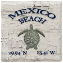 Mexico Beach Latitude Longitude | Drink Coaster Set