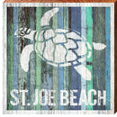 St. Joe Beach | Wall Art Print on Real Wood