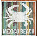 Mexico Beach Crab | Wall Art Print on Real Wood