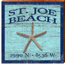 St. Joe Beach | Wall Art Print on Real Wood