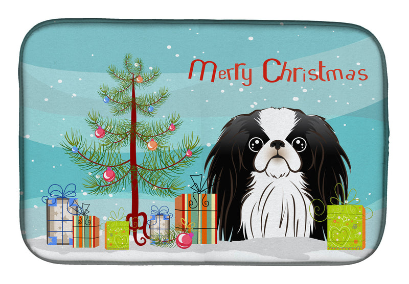 Christmas Tree and Japanese Chin Dish Drying Mat BB1602DDM