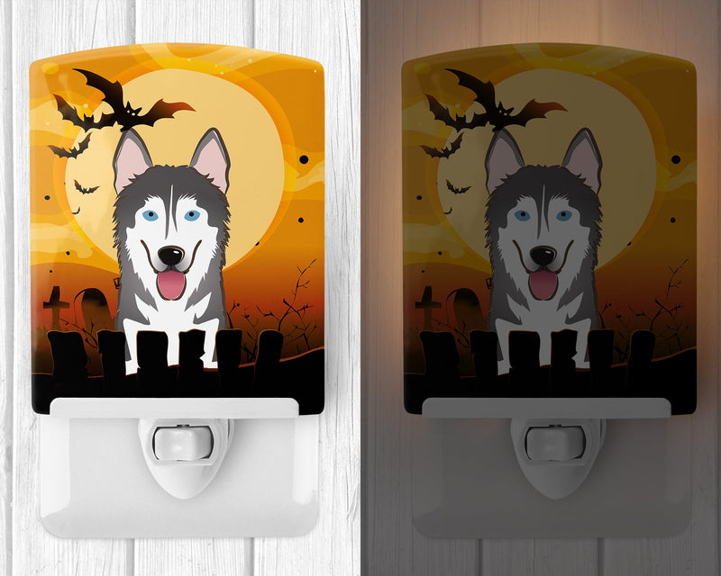 Halloween Alaskan Malamute Ceramic Night Light BB1776CNL