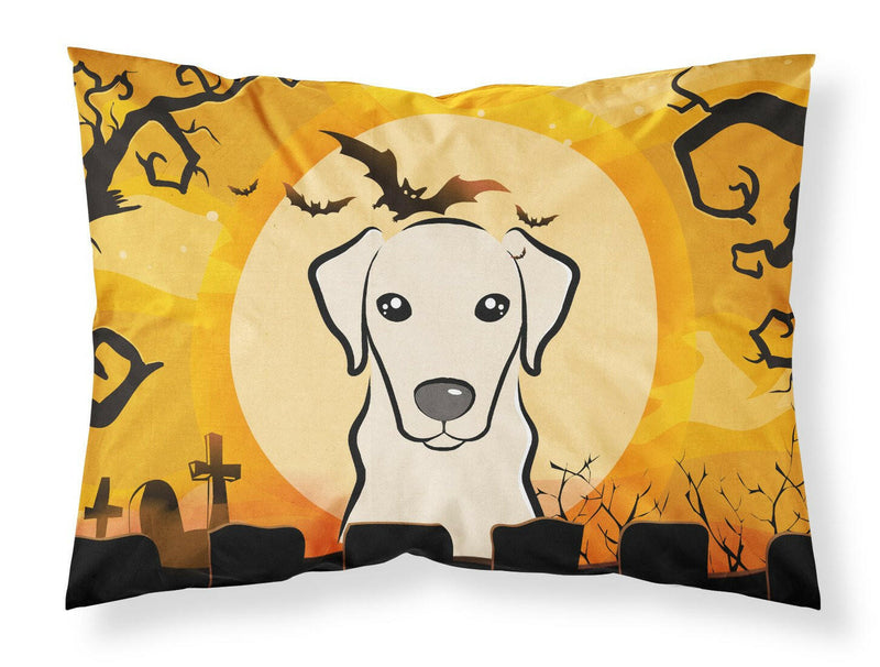 Halloween Yellow Labrador Fabric Standard Pillowcase BB1780PILLOWCASE