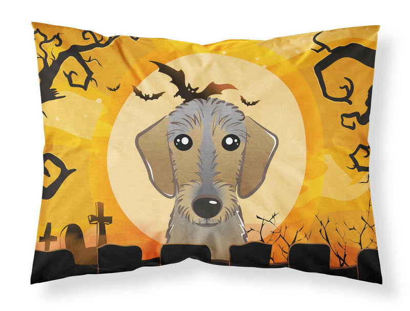 Halloween Wirehaired Dachshund Fabric Standard Pillowcase BB1791PILLOWCASE