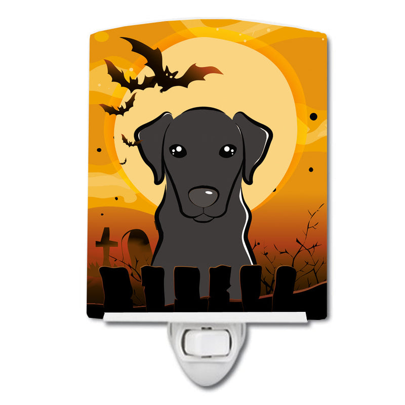 Halloween Black Labrador Ceramic Night Light BB1793CNL