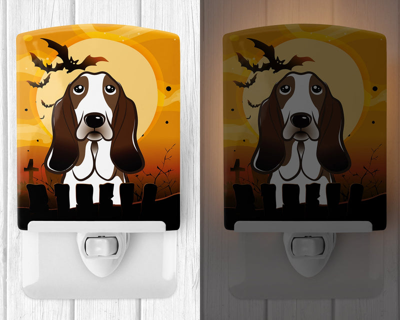 Halloween Basset Hound Ceramic Night Light BB1801CNL