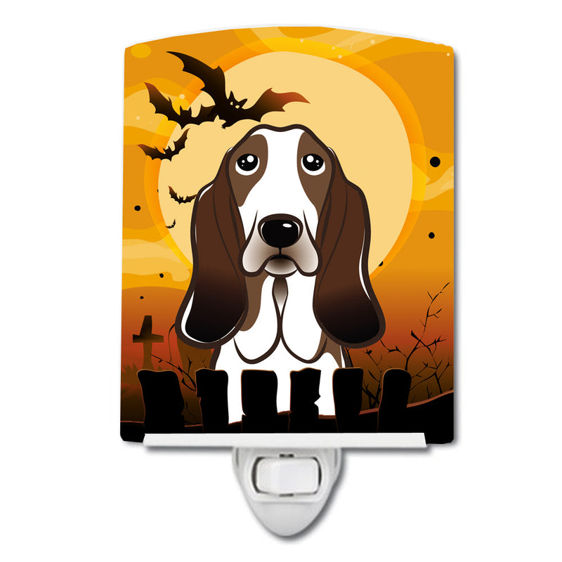 Halloween Basset Hound Ceramic Night Light BB1801CNL