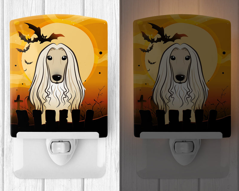 Halloween Afghan Hound Ceramic Night Light BB1802CNL