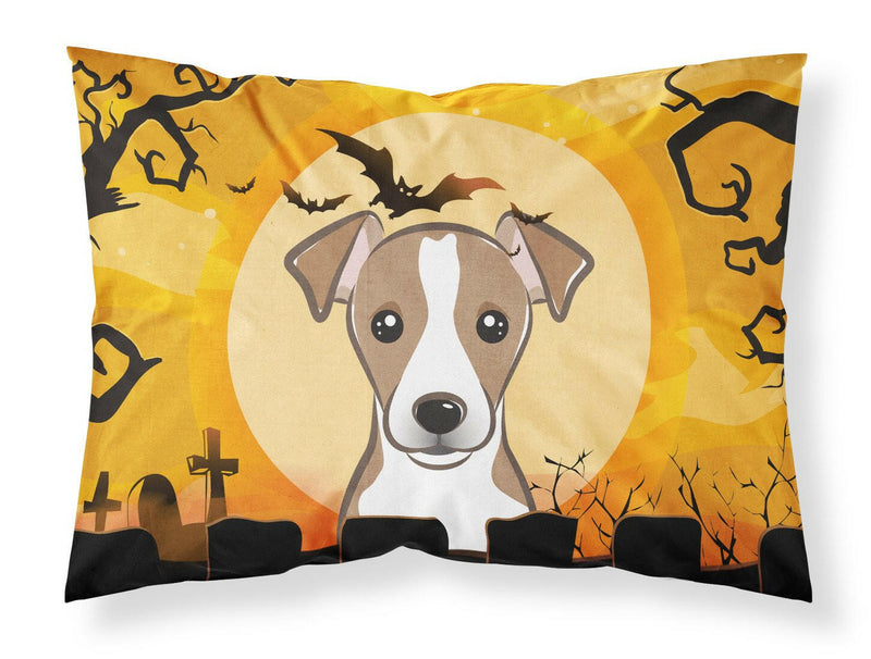 Halloween Jack Russell Terrier Fabric Standard Pillowcase BB1818PILLOWCASE