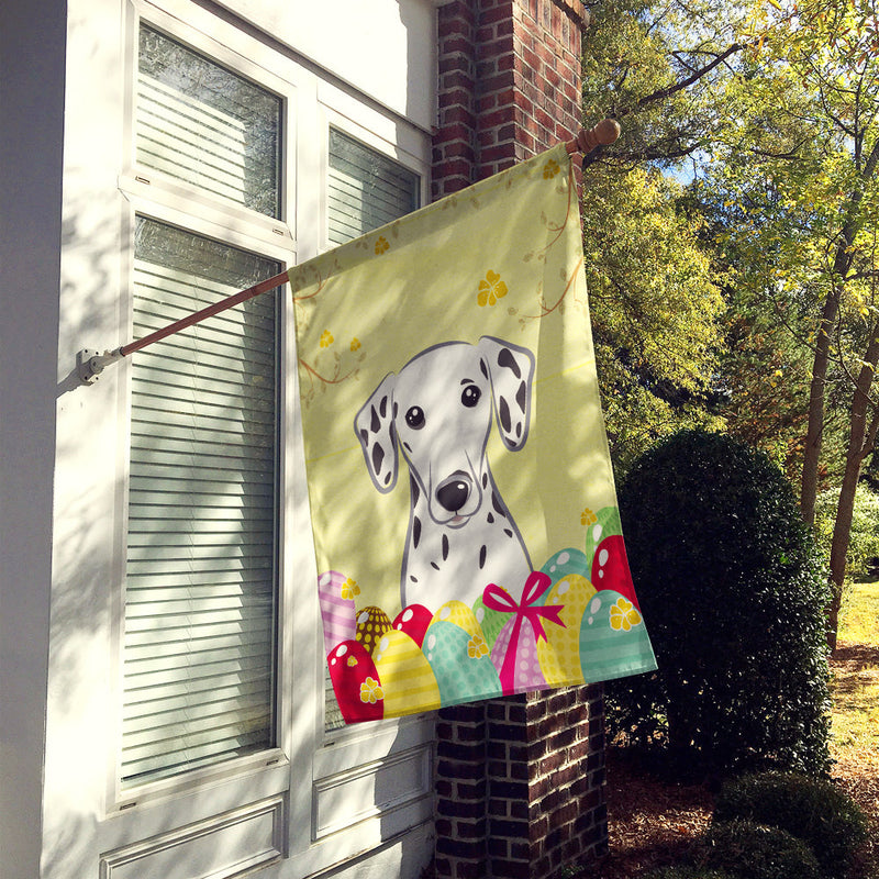 Dalmatian Easter Egg Hunt Flag Canvas House Size BB1892CHF