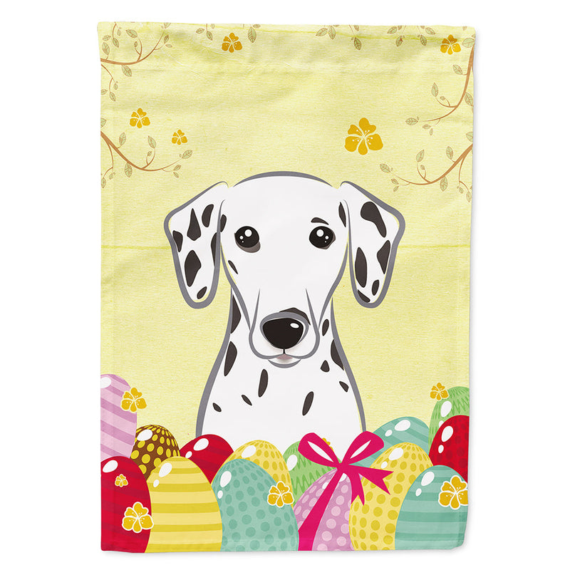 Dalmatian Easter Egg Hunt Flag Canvas House Size BB1892CHF