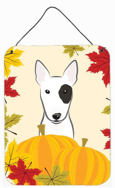 Bull Terrier Thanksgiving Wall or Door Hanging Prints BB2015DS1216