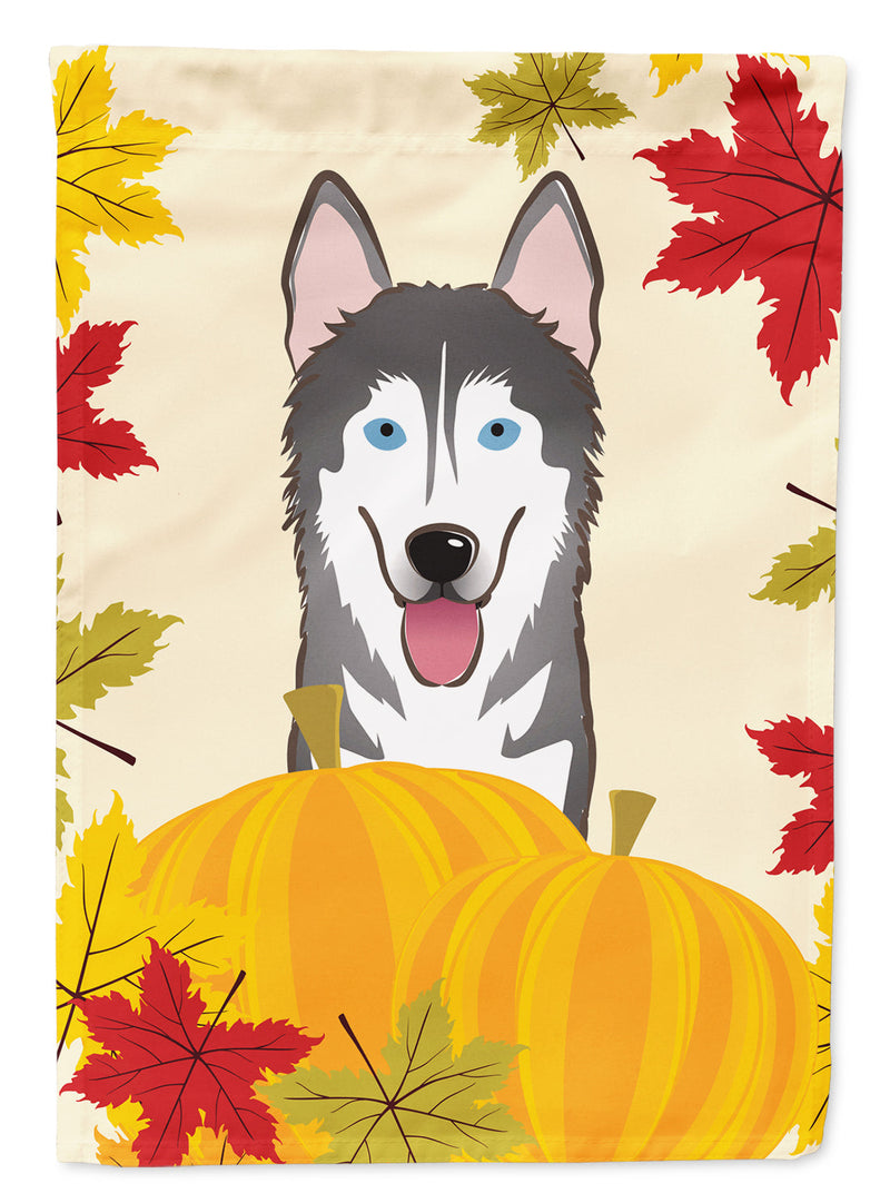 Alaskan Malamute Thanksgiving Flag Garden Size BB2024GF