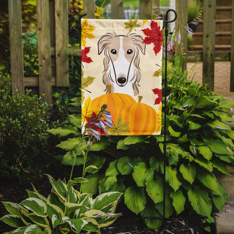 Borzoi Thanksgiving Flag Garden Size BB2034GF