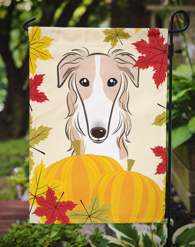 Borzoi Thanksgiving Flag Garden Size BB2034GF