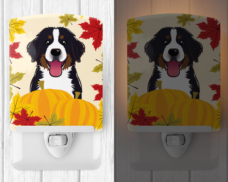 Bernese Mountain Dog Thanksgiving Ceramic Night Light BB2043CNL