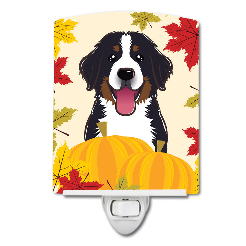 Bernese Mountain Dog Thanksgiving Ceramic Night Light BB2043CNL