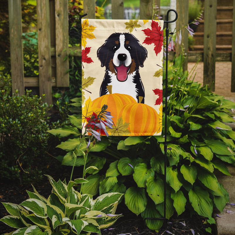 Bernese Mountain Dog Thanksgiving Flag Garden Size BB2043GF