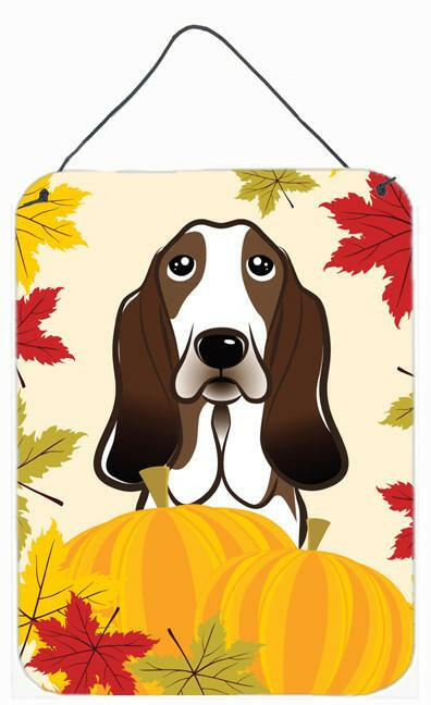 Basset Hound Thanksgiving Wall or Door Hanging Prints BB2049DS1216