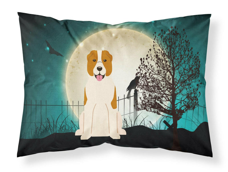 Halloween Scary Central Asian Shepherd Dog Fabric Standard Pillowcase BB2239PILLOWCASE