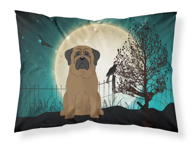 Halloween Scary Bullmastiff Fabric Standard Pillowcase BB2274PILLOWCASE