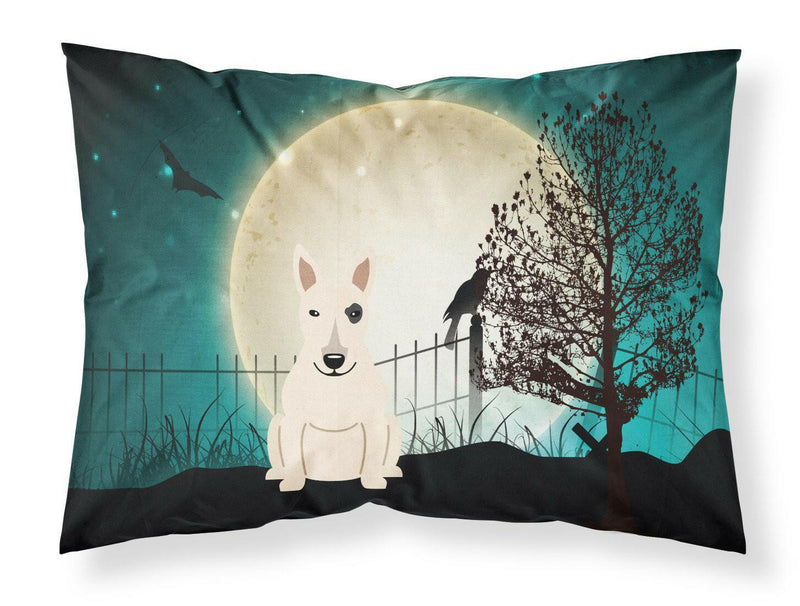 Halloween Scary Bull Terrier White Fabric Standard Pillowcase BB2328PILLOWCASE