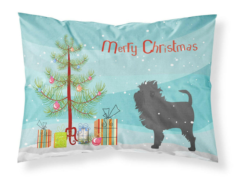 Affenpinscher Merry Christmas Tree Fabric Standard Pillowcase BB2966PILLOWCASE