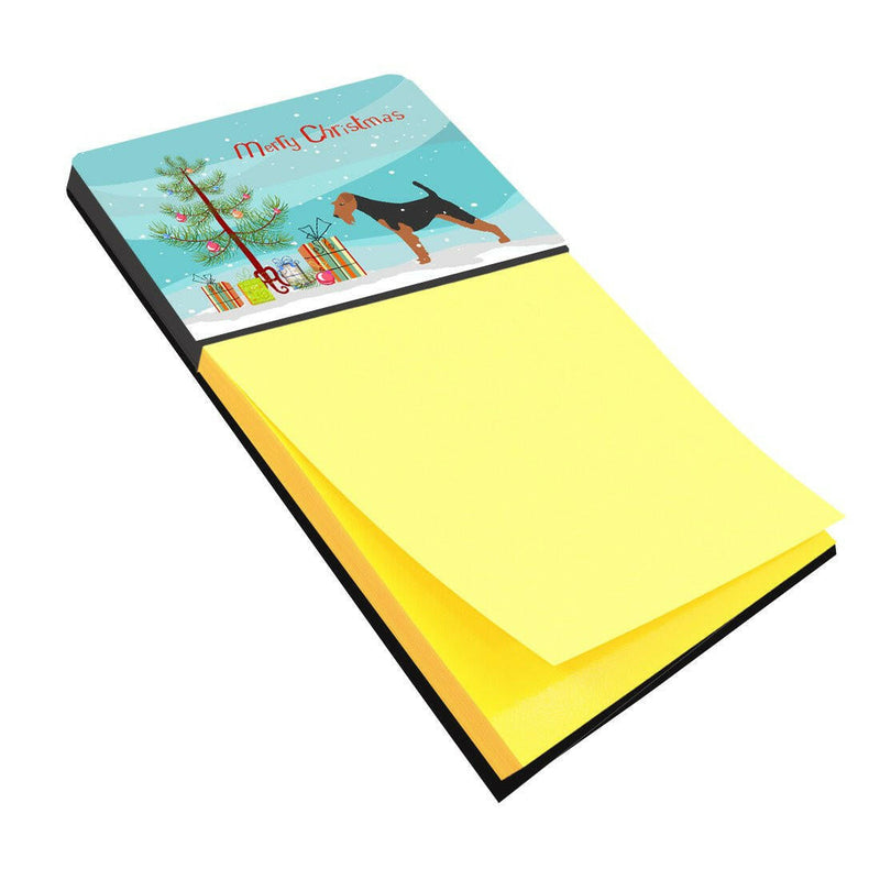 Airedale Terrier Merry Christmas Tree Sticky Note Holder BB2975SN