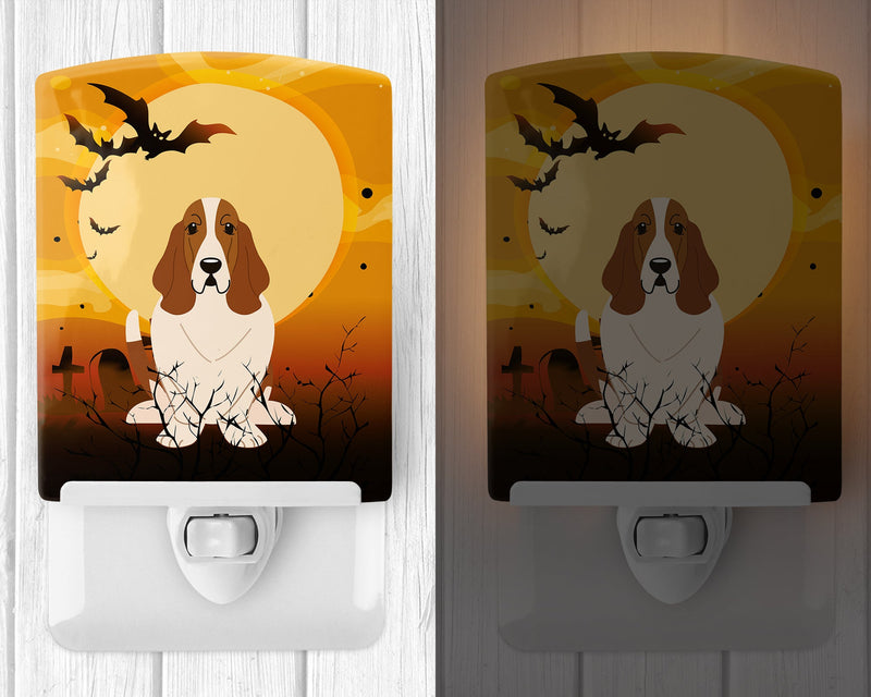 Halloween Basset Hound Ceramic Night Light BB4287CNL