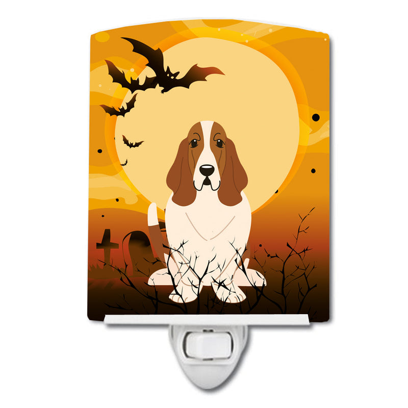 Halloween Basset Hound Ceramic Night Light BB4287CNL