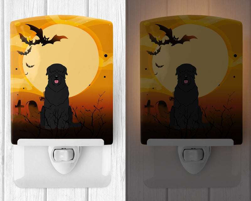 Halloween Black Russian Terrier Ceramic Night Light BB4292CNL