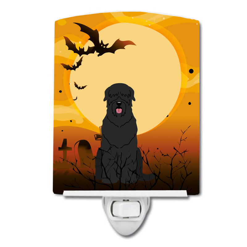 Halloween Black Russian Terrier Ceramic Night Light BB4292CNL