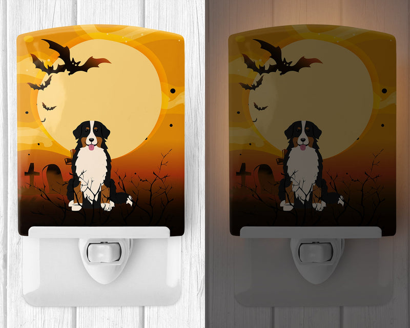 Halloween Bernese Mountain Dog Ceramic Night Light BB4302CNL