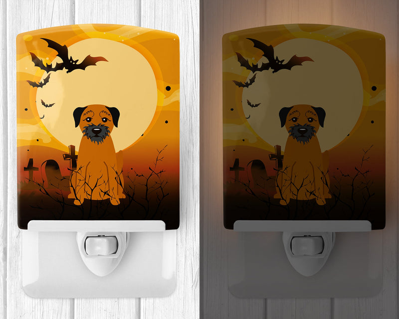 Halloween Border Terrier Ceramic Night Light BB4305CNL