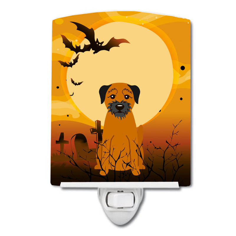 Halloween Border Terrier Ceramic Night Light BB4305CNL