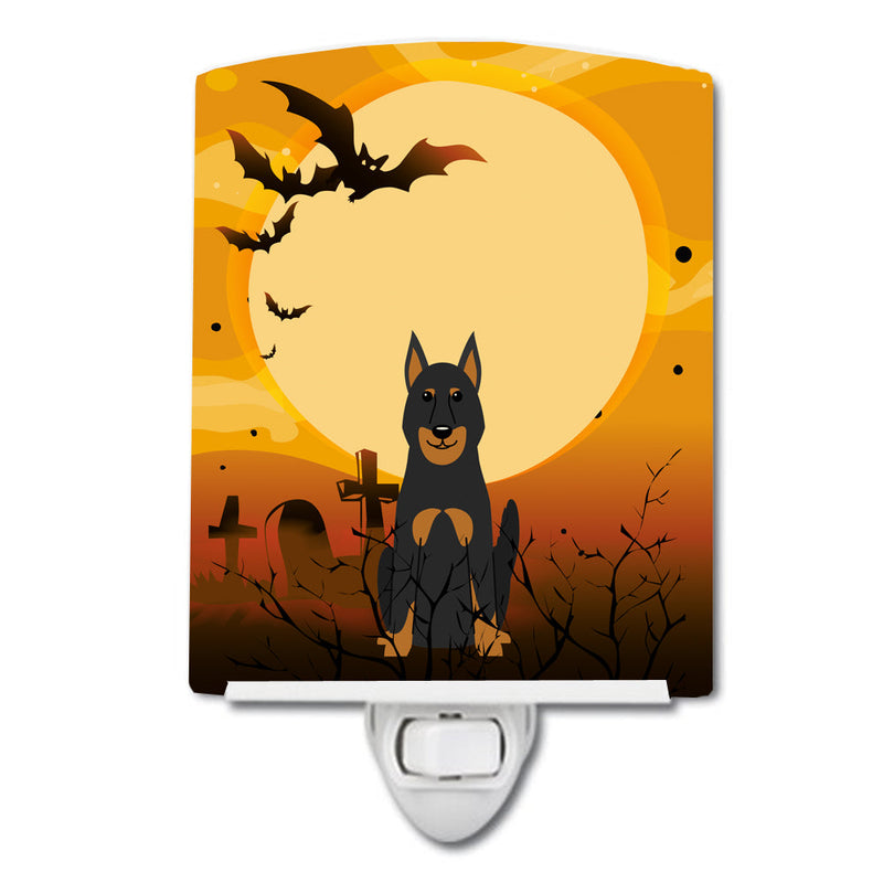 Halloween Beauce Shepherd Dog Ceramic Night Light BB4346CNL