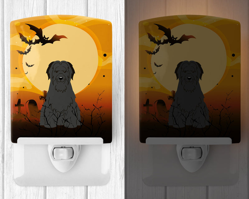 Halloween Briard Black Ceramic Night Light BB4347CNL