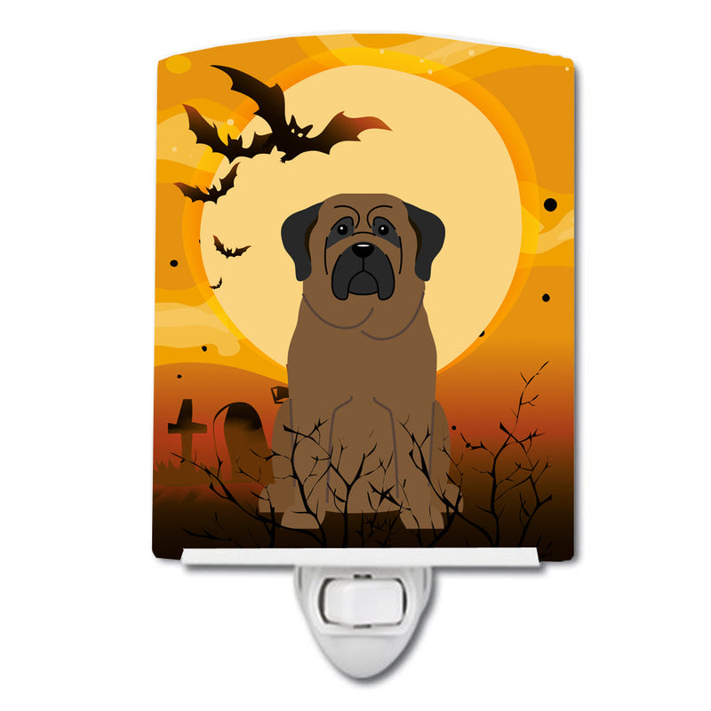 Halloween Bullmastiff Ceramic Night Light BB4350CNL