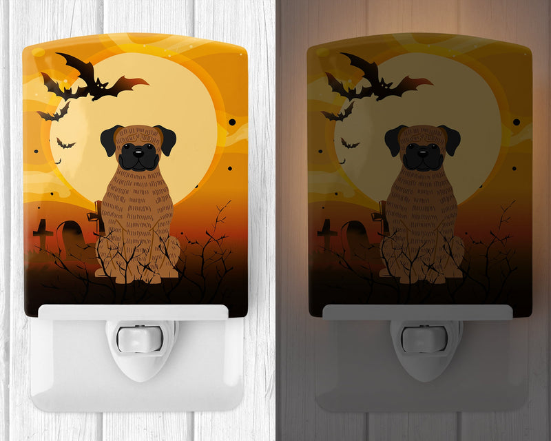 Halloween Brindle Boxer Ceramic Night Light BB4383CNL