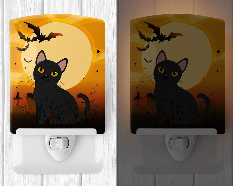 Halloween Bombay Cat Ceramic Night Light BB4442CNL